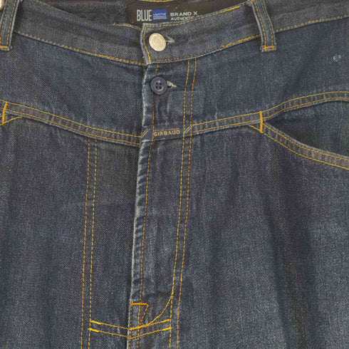 マリテフランソワジルボー MARITHE + FRANCOIS GIRBAUD BRAND X AUTHENTIC FIT ワイドデニムパンツ メンズ 38M