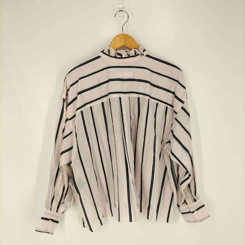 イザベルマランエトワール ISABEL MARANT ETOILE OLENA コットンシルクレーヨン ストライプブラウス レディース 34