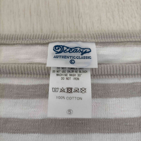 ティージーオーセンティッククラシック Tieasy Authentic Classic ボーダー バスクシャツ メンズ