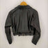 エモダ EMODA 17AW 羊革 ダブルライダースジャケット ショート丈 レディース import:S