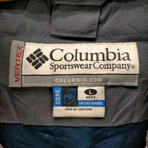 コロンビア Columbia 90S VERTEX 白タグ ナイロン マウンテンパーカー メンズ import:L