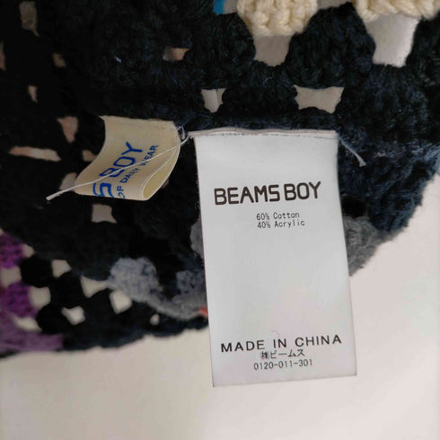 ビームスボーイ BEAMS BOY ハンドクロッシェタンクトップ レディース