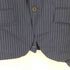 ポロバイラルフローレン Polo by RALPH LAUREN 90-00s 三角タグ 段返り3つボタン ウールストライプテーラードジャケット メンズ C96-W84-T180