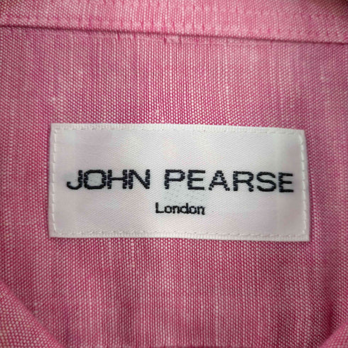 ジョンピアース JOHN PEARSE リネンコットン カッタウェイシャツ メンズ JPN:L