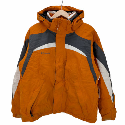 コロンビア Columbia 90S 旧タグ フード付き 中綿 ナイロン マウンテンジャケット メンズ import:L