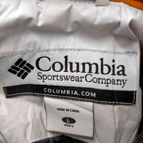 コロンビア Columbia 90S 旧タグ フード付き 中綿 ナイロン マウンテンジャケット メンズ import:L