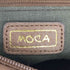モカ MOCA 編み込みレザーハンドバッグ レディース