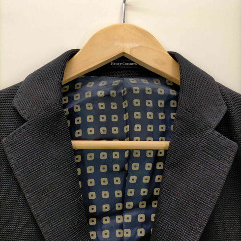 ヘンリーコットンズ Henry Cottons 裏地総柄 3B テーラードジャケット メンズ 50
