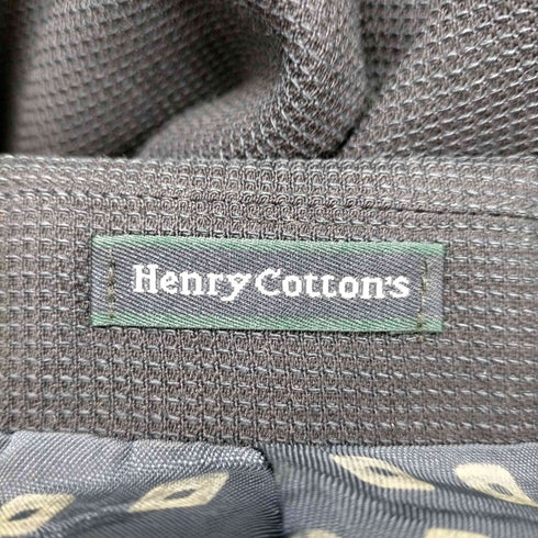 ヘンリーコットンズ Henry Cottons 裏地総柄 3B テーラードジャケット メンズ 50