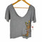 ステューシー Stussy USA製 サイドロゴUネックTシャツ レディース JPN:S