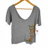 ステューシー Stussy USA製 サイドロゴUネックTシャツ レディース JPN:S