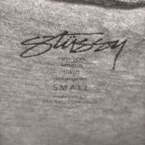 ステューシー Stussy USA製 サイドロゴUネックTシャツ レディース JPN:S