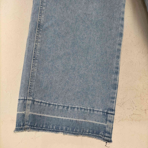 ラングラー Wrangler カットオフワイドデニムパンツ レディース S