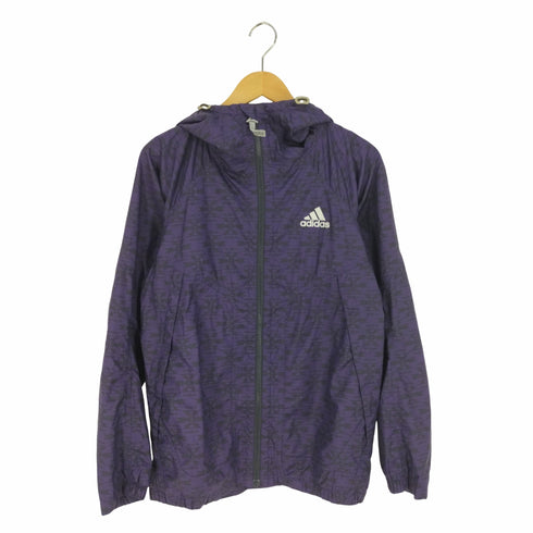 アディダス adidas CLIMAPROOF 総柄 ウインドブレーカー ブルゾン メンズ JPN:M