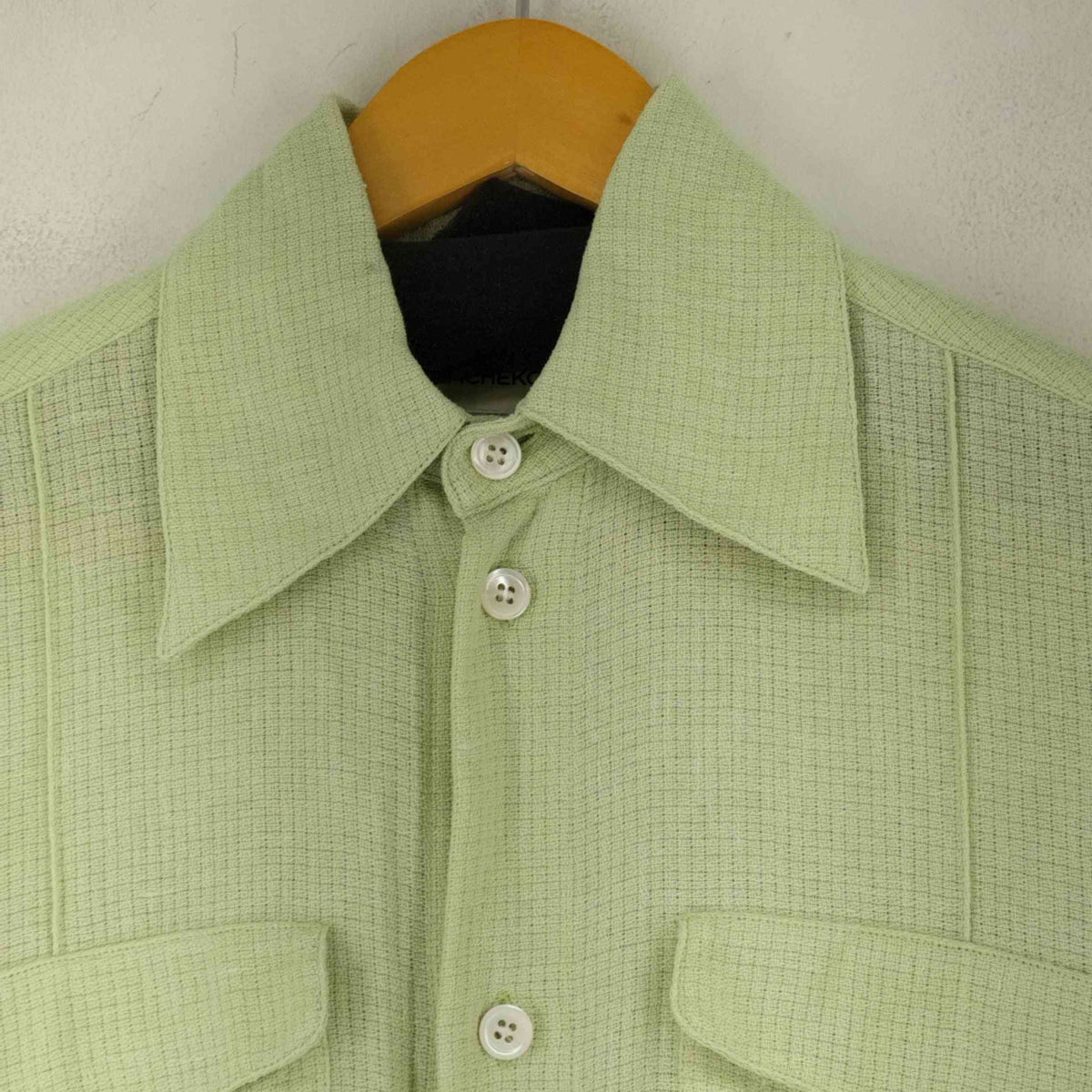 ナマチェコ NAMACHEKO 22SS フラップポケットリネン L/S シャツ