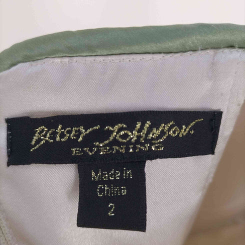 ベッツィジョンソン Betsey Johnson チューブトップ花柄刺繍ワンピース レディース US:0-2