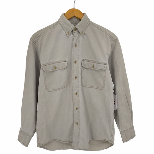 ギャップ Gap 80-90s OLD オールド 香港製 ボタンダウンワークシャツ CPOシャツ メンズ import:S