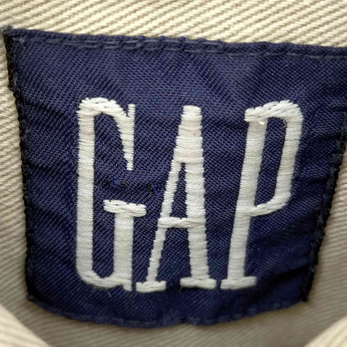 ギャップ Gap 80-90s OLD オールド 香港製 ボタンダウンワークシャツ CPOシャツ メンズ import:S