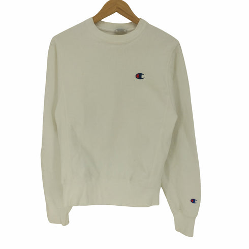 チャンピオン Champion 現行 REVERSE WEAVE 青単タグ 目有 裏起毛 クルーネック スウェット レディース import:XS