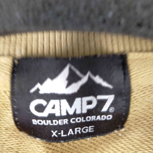 キャンプセブン CAMP7 ダブルポケットクルーネックスウェット メンズ JPN:XL