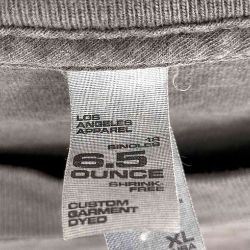 ロサンゼルスアパレル LOS ANGELES APPAREL 6.5oz Garment Dye Crew Neck L/S TEE メンズ JPN:XL