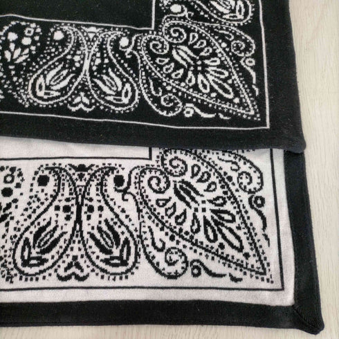 マジックスティック MAGIC STICK Cozy Knit Bandana Stole ペイズリー柄スカーフ メンズ