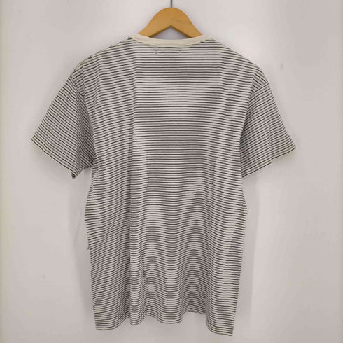 ポロバイラルフローレン Polo by RALPH LAUREN 90s ボリビア製 ポニー刺繍 ボーダークルーネックTシャツ メンズ import:M