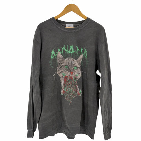 アコレイジア acOlaSia UGLY CAT プリント ロングスリーブカットソー レディース