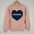 マイシュガーベイブ My Sugar Babe / MSB 24ss patch heart logo sweat レディース JPN:M