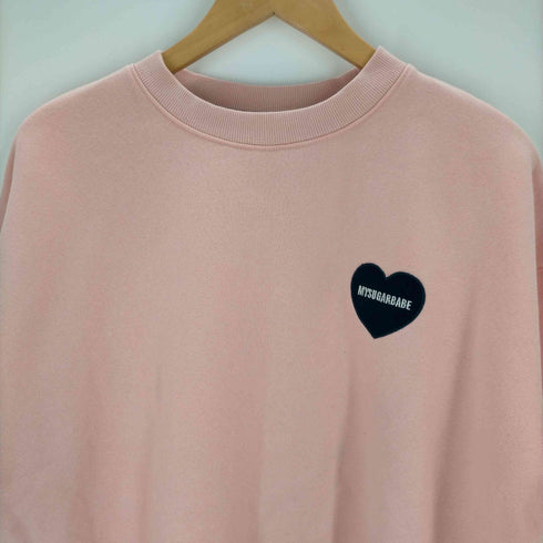 マイシュガーベイブ My Sugar Babe / MSB 24ss patch heart logo sweat レディース JPN:M