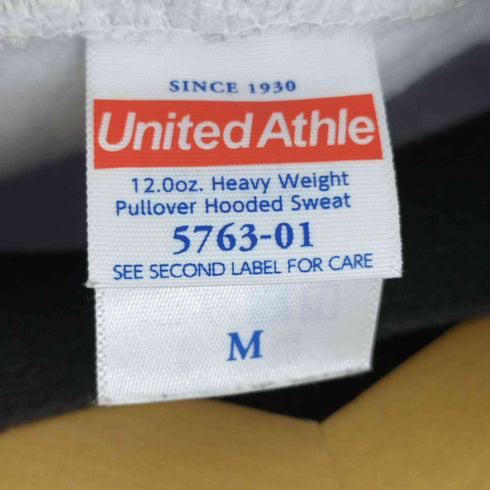 ユナイテッドアスレ UNITED ATHLE フロント刺繍プルオーバーパーカー レディース import:M