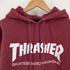 スラッシャーマガジン THRASHER MAGAZINE ロゴプリントパーカー メンズ JPN:L