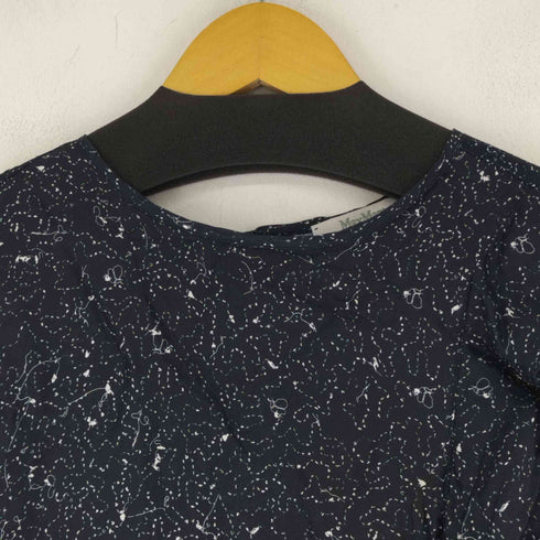 マックスマーラ MAX MARA フリルデザイン総柄タンクトップ レディース import:L