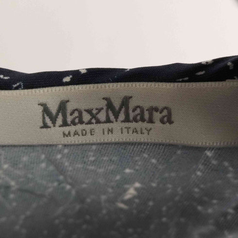マックスマーラ MAX MARA フリルデザイン総柄タンクトップ レディース import:L