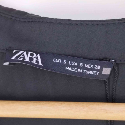 ザラ ZARA SATIN SHIRT サテンシャツ ブラウス レディース import:S