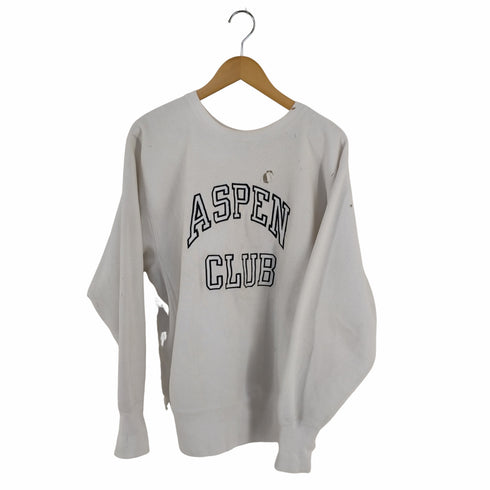 チャンピオン Champion USA製 刺繍タグ REVERSE WEAVE ASPEN CLUB クルーネックスウェット メンズ import:L