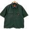 ディッキーズ Dickies ロゴマーク 半袖ワークシャツ メンズ import:XL
