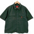 ディッキーズ Dickies ロゴマーク 半袖ワークシャツ メンズ import:XL