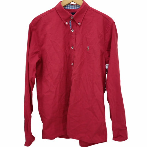 ポロラルフローレン POLO RALPH LAUREN BD長袖シャツ ギンガムチェックエルボーパッチ メンズ 17 1/2