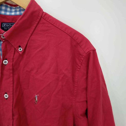 ポロラルフローレン POLO RALPH LAUREN BD長袖シャツ ギンガムチェックエルボーパッチ メンズ 17 1/2