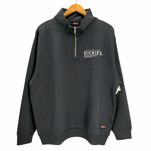 ディッキーズ Dickies ロゴプリント ハーフジップ トレーナー メンズ 2L