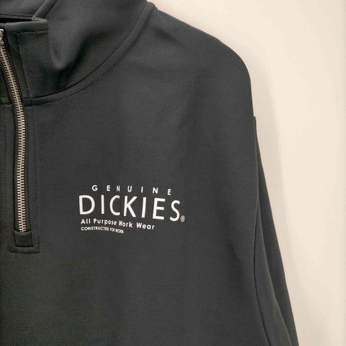 ディッキーズ Dickies ロゴプリント ハーフジップ トレーナー メンズ 2L