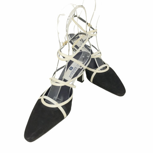 ジバンシィ GIVENCHY chaussures スウェード ストラップヒールサンダル レディース 36 1/2