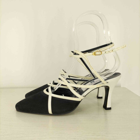 ジバンシィ GIVENCHY chaussures スウェード ストラップヒールサンダル レディース 36 1/2