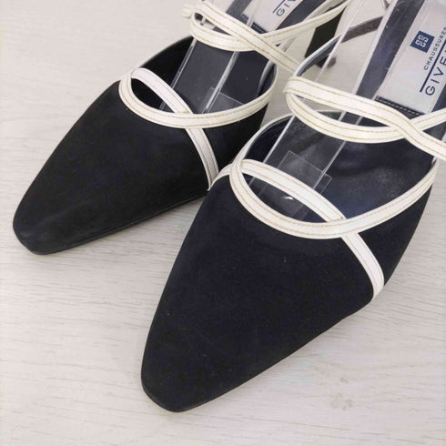 ジバンシィ GIVENCHY chaussures スウェード ストラップヒールサンダル レディース 36 1/2