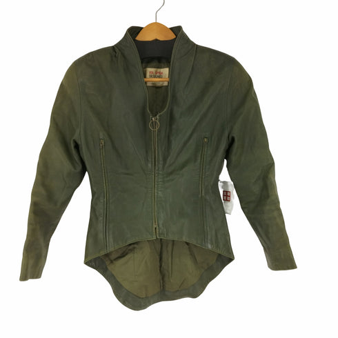 VIA SPIGA DESIGNED BY FUTURIST ジップアップレザージャケット レディース JPN:38