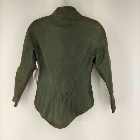 VIA SPIGA DESIGNED BY FUTURIST ジップアップレザージャケット レディース JPN:38