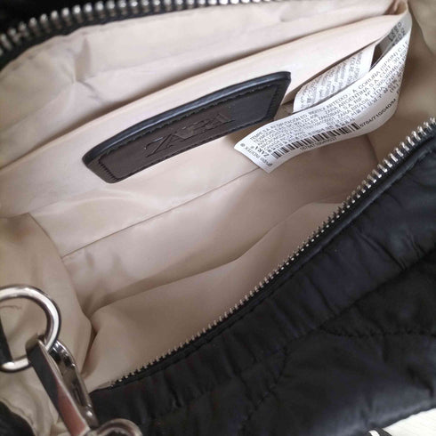 ザラ ZARA テキストディテール キルティングバッグ レディース