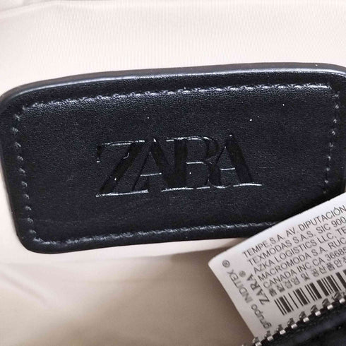 ザラ ZARA テキストディテール キルティングバッグ レディース