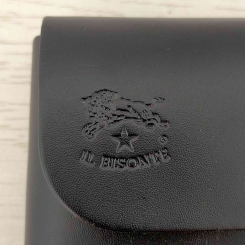 イルビゾンテ IL BISONTE ロゴ掘り込み コインケース メンズ